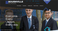 Desktop Screenshot of bournvilleschool.org